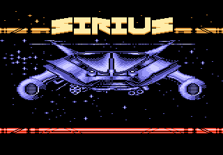 Sirius title screen for Atari 7800
